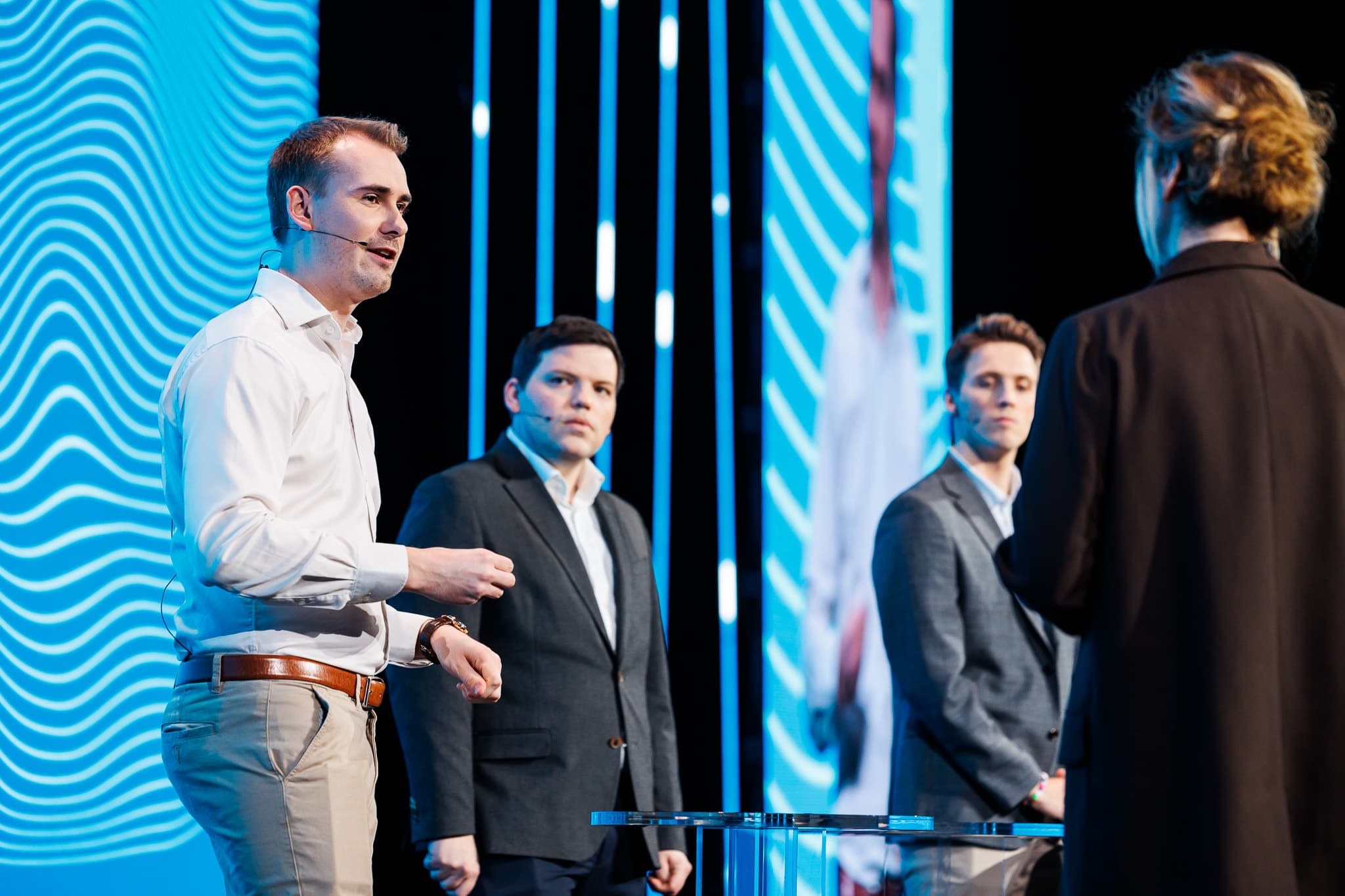 Christopher Lyon on the AI expert panel at the Offshore Norge annual conference, Oslo, March 2024.