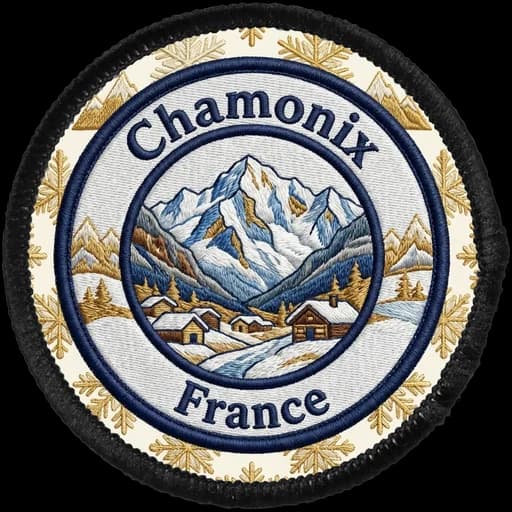 Chamonix generated patch artwork