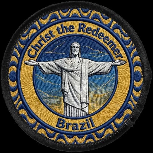 Christ the Redeemer generated patch artwork
