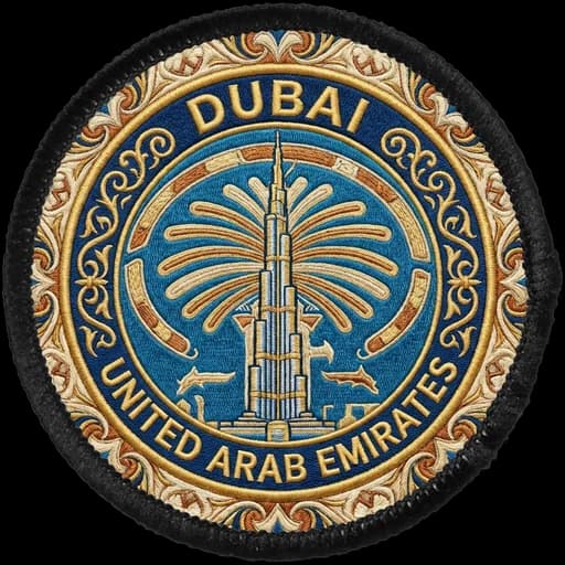 Dubai generated patch artwork