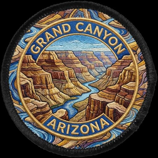 Grand Canyon generated patch artwork