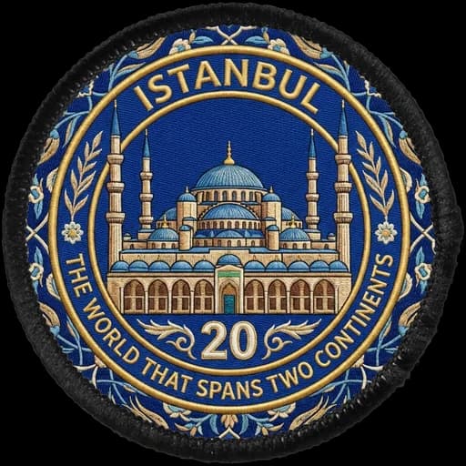 Istanbul generated patch artwork