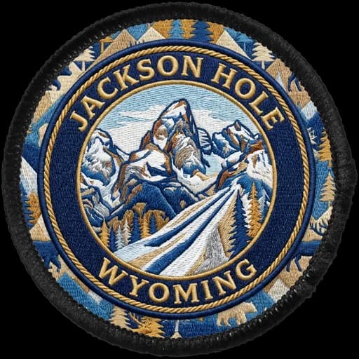 Jackson Hole generated patch artwork