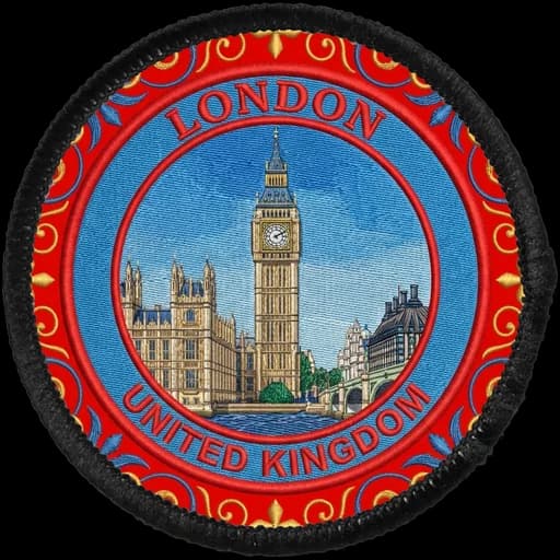 London generated patch artwork