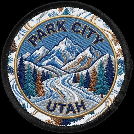 Park City generated patch artwork