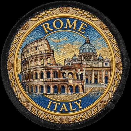 Rome generated patch artwork