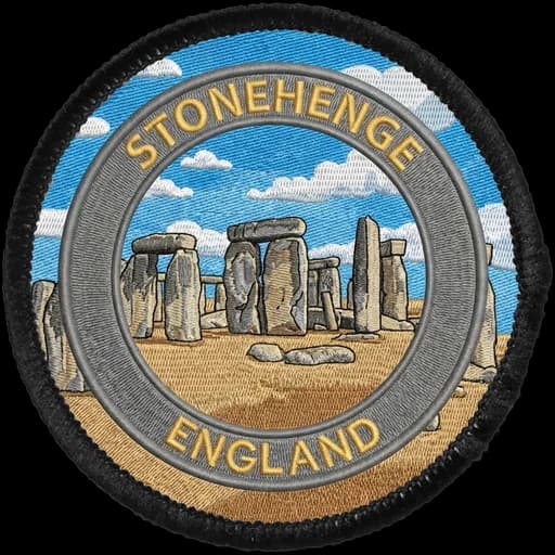 Stonehenge generated patch artwork